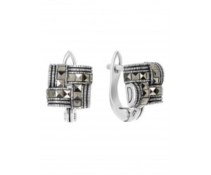 Серьги арт. HE1623 Марказит