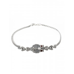 Браслет арт. BR726 Марказит, Гранат